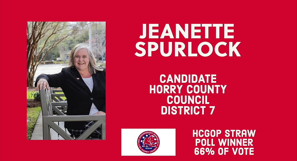 Jeanette Spurlock for Horry County Council
